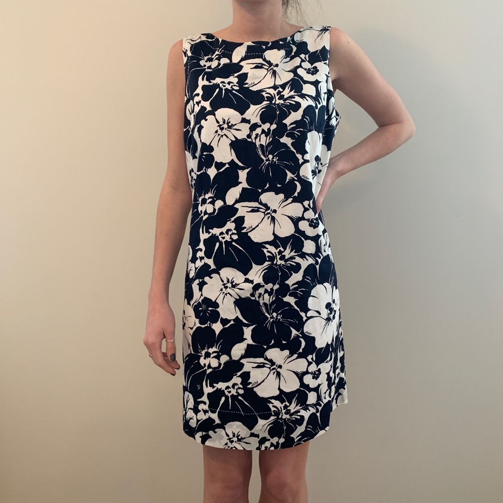 Tommy Hilfiger Floral Print Sleeveless Dress